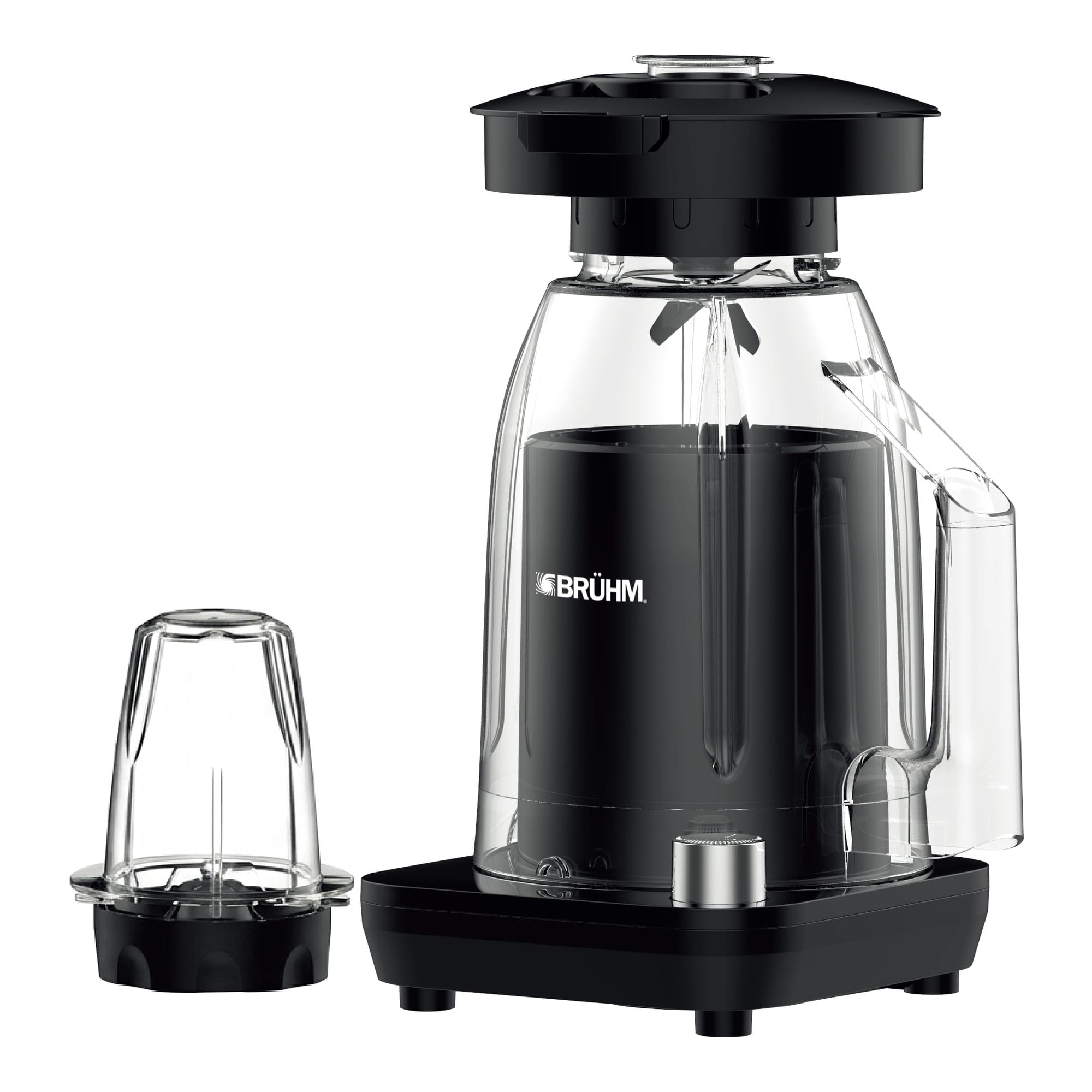 500W 2 in 1 Blender - Black