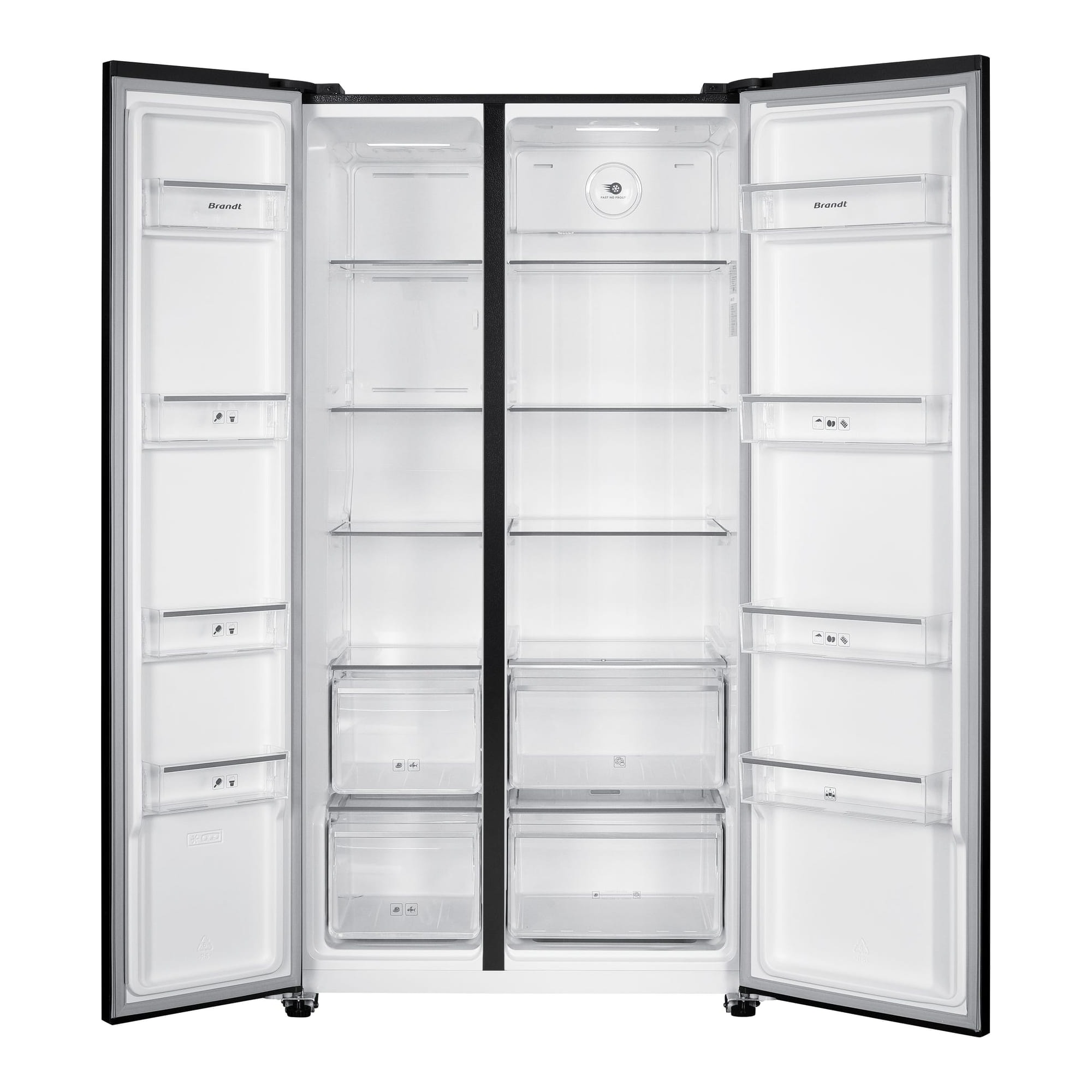 595L Side By Side No Frost Refrigerator