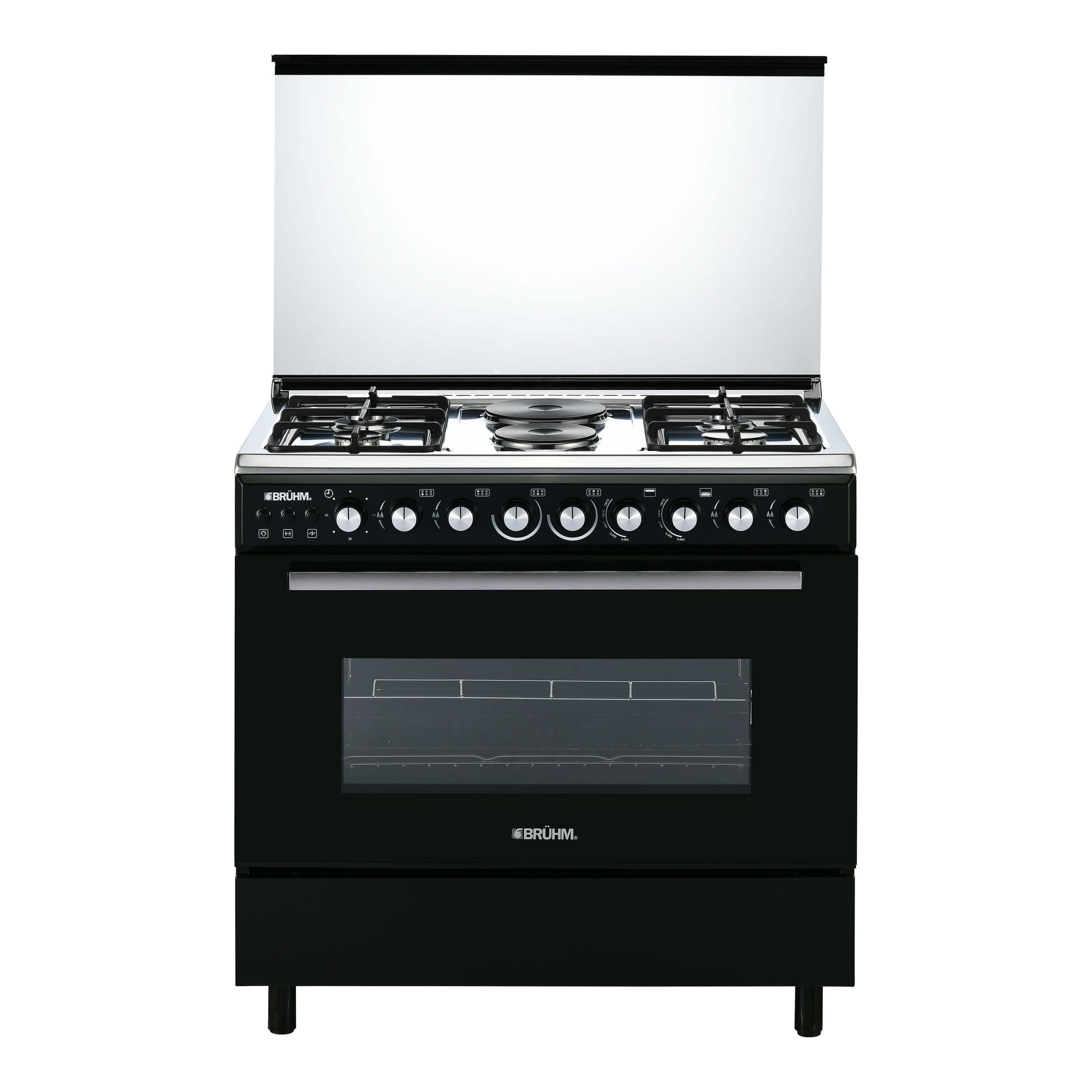 90 x 60 Gas Cooker with 4 Gas Burners and 2 Hot Plates