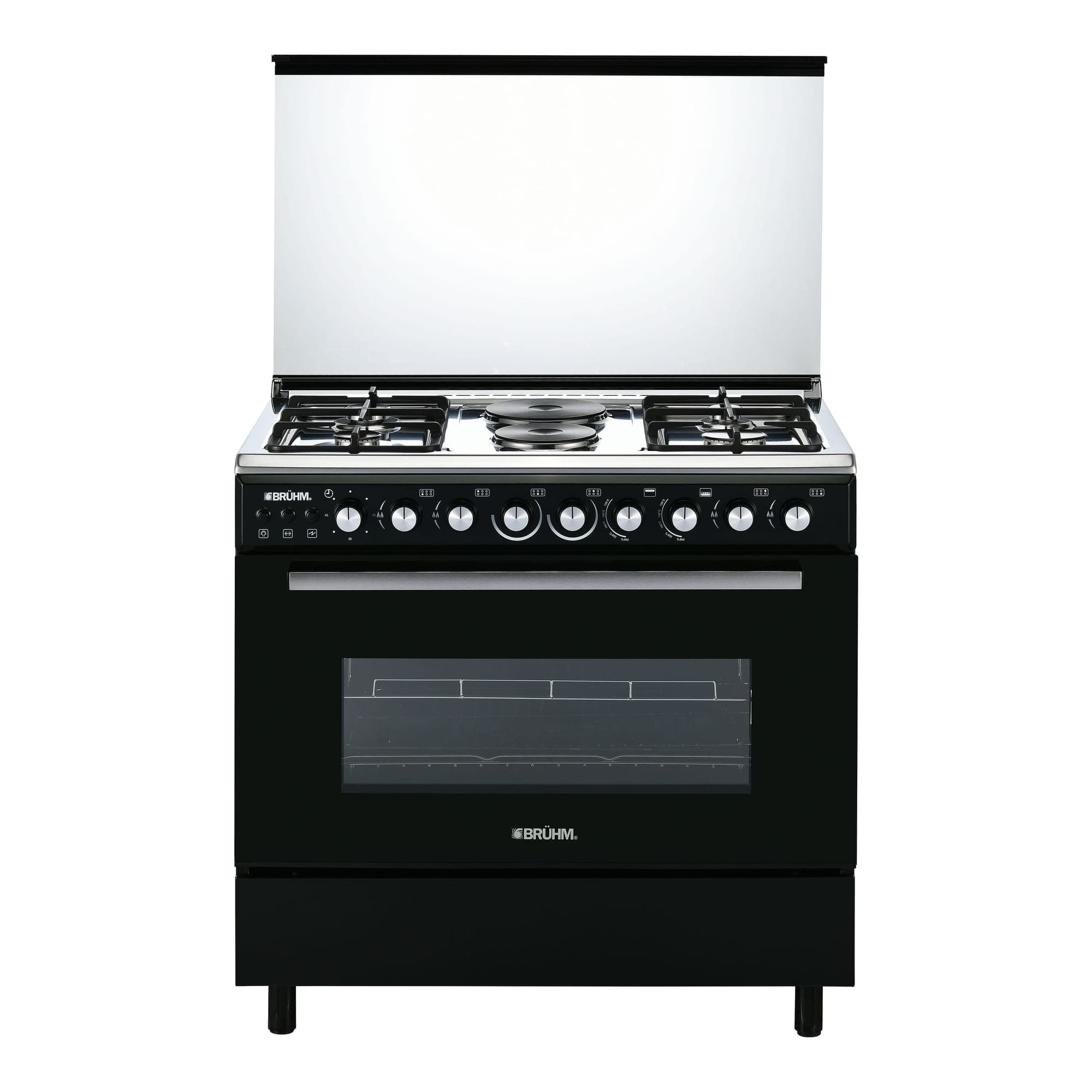 90 x 60 Gas Cooker with 4 Gas Burners and 2 Hot Plates